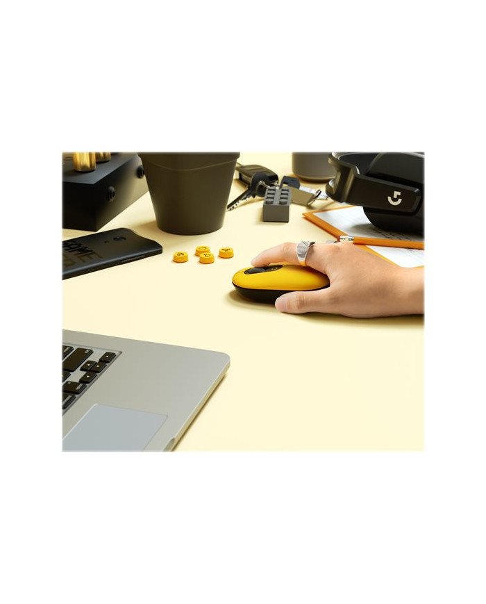 Logitech POP  Mouse  customizable emoji  optical  4 buttons  wire