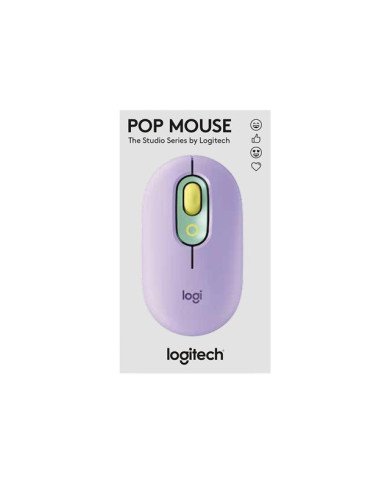 Logitech POP  Mouse  compact  optical  4 buttons  wireless  Blue
