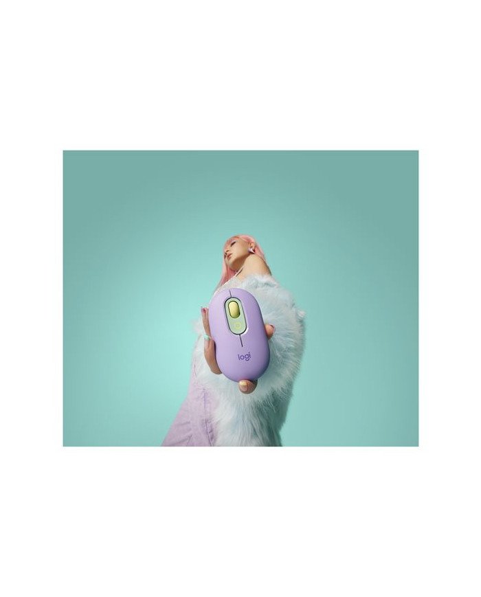 Logitech POP  Mouse  compact  optical  4 buttons  wireless  Blue