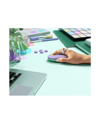 Logitech POP  Mouse  compact  optical  4 buttons  wireless  Blue