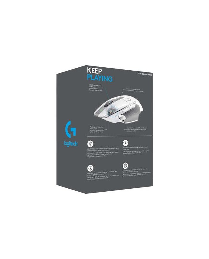 Logitech G G502 X LIGHTSPEED  Mouse  optical  wireless  LIGHTSPEED