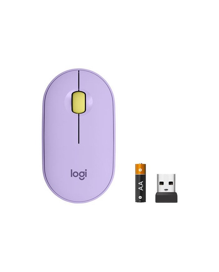 Logitech Pebble Pebble Wireless Mouse with Bluetooth or 24 GHz Receiv