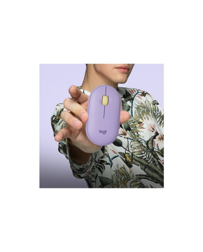 Logitech Pebble Pebble Wireless Mouse with Bluetooth or 24 GHz Receiv