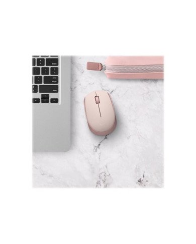 Logitech M170 Wireless Mouse Ambidextrous Rose  Mouse  right and l
