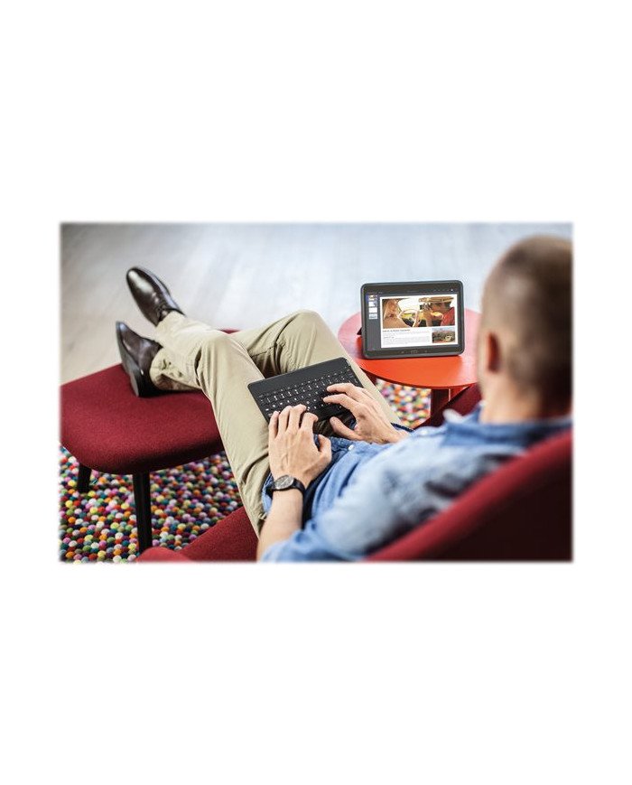 Teclado Logitech KeysToGo  Keyboard  Bluetooth  waterproof  black  for