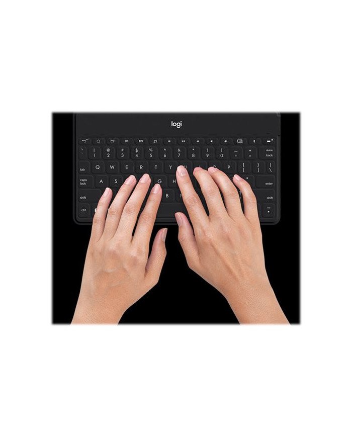 Teclado Logitech KeysToGo  Keyboard  Bluetooth  waterproof  black  for