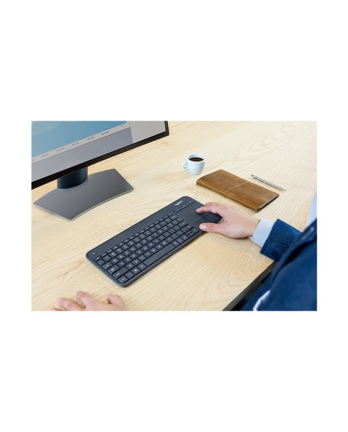 Teclado Logitech Wireless Touch Keyboard K400 Plus  Keyboard  with touchpad