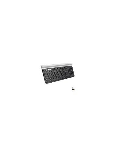 Teclado Logitech  Keyboard  Wireless  Spanish  24 GHz  Bluetooth  Ergon