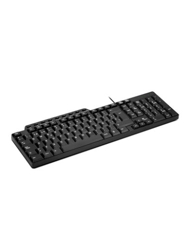 Teclado Xtech  Keyboard  Wired  Spanish  USB  Black  XTK160S