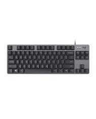 Teclado Logitech  Keyboard  Wired  Brilliant red