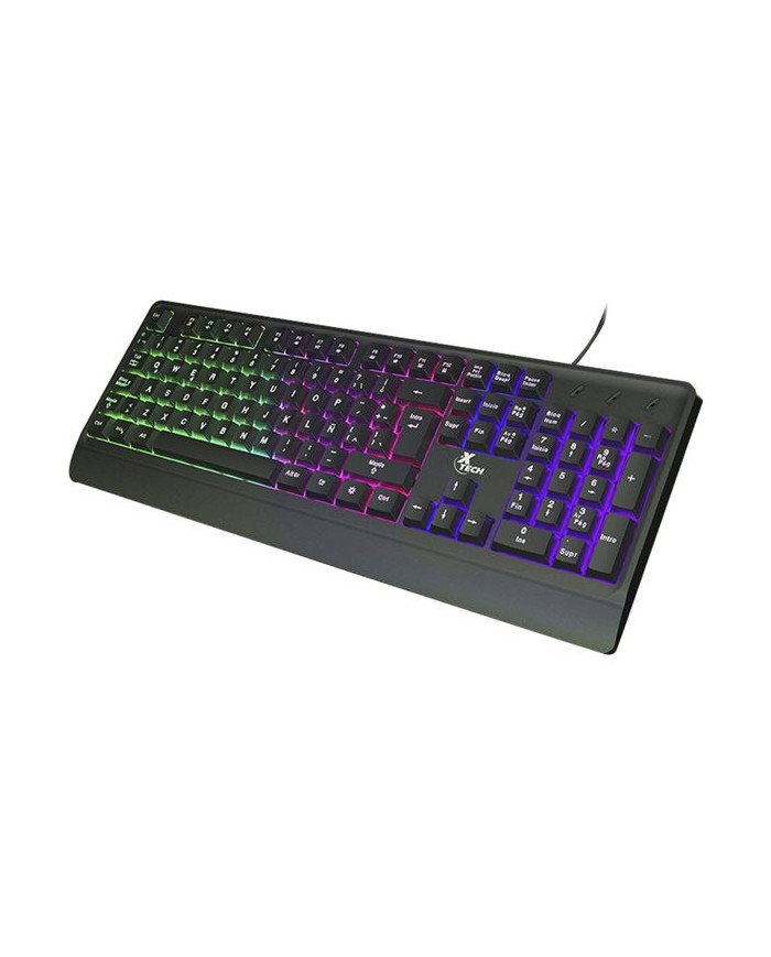 Teclado Xtech CHEVALIER XTK505S  Keyboard  backlit  USB  QWERTY  Spanish