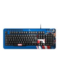 Teclado Xtech  Keyboard  Wired  Spanish Latin American  USB  Blue  Mar
