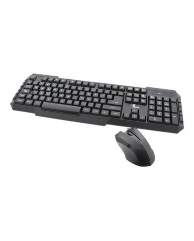 Xtech XTK309S  Keyboard and mouse set  wireless  24 GHz  QWERTY 