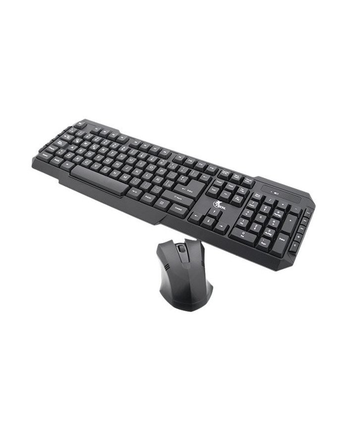 Xtech XTK309S  Keyboard and mouse set  wireless  24 GHz  QWERTY 