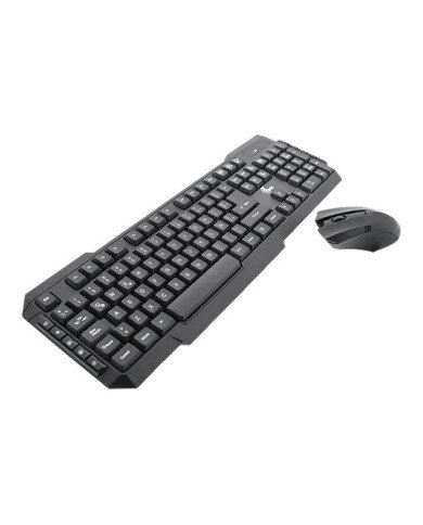 Xtech XTK309S  Keyboard and mouse set  wireless  24 GHz  QWERTY 