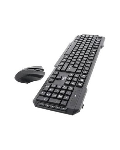 Xtech XTK309S  Keyboard and mouse set  wireless  24 GHz  QWERTY 