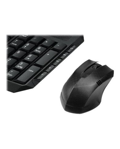 Xtech XTK309S  Keyboard and mouse set  wireless  24 GHz  QWERTY 