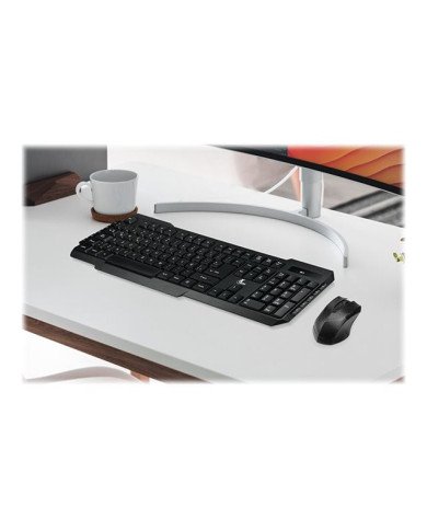 Xtech XTK309S  Keyboard and mouse set  wireless  24 GHz  QWERTY 