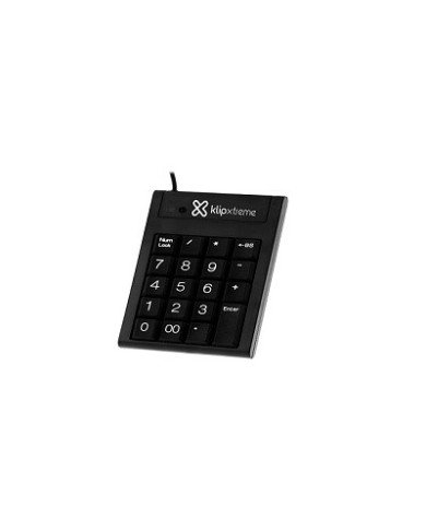Klip Xtreme KNP100 Abacus Numeric  Keypad  USB  black